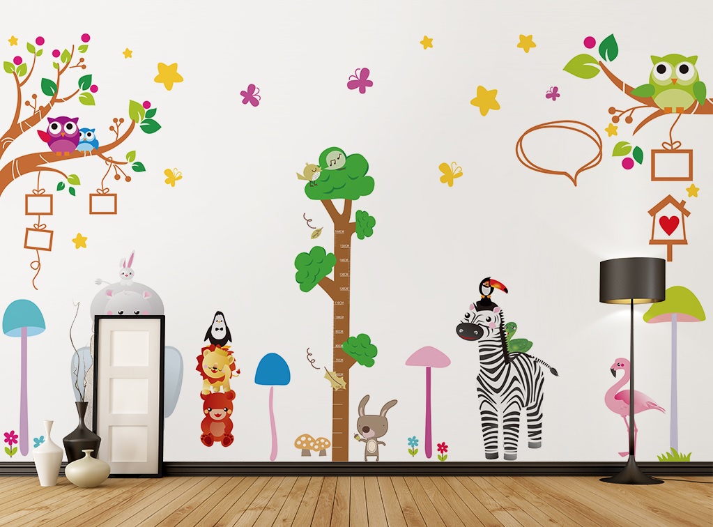 Tranh dán tường 3D Phòng trẻ em BE020 - BeHouse Deco - Tổng kho ...